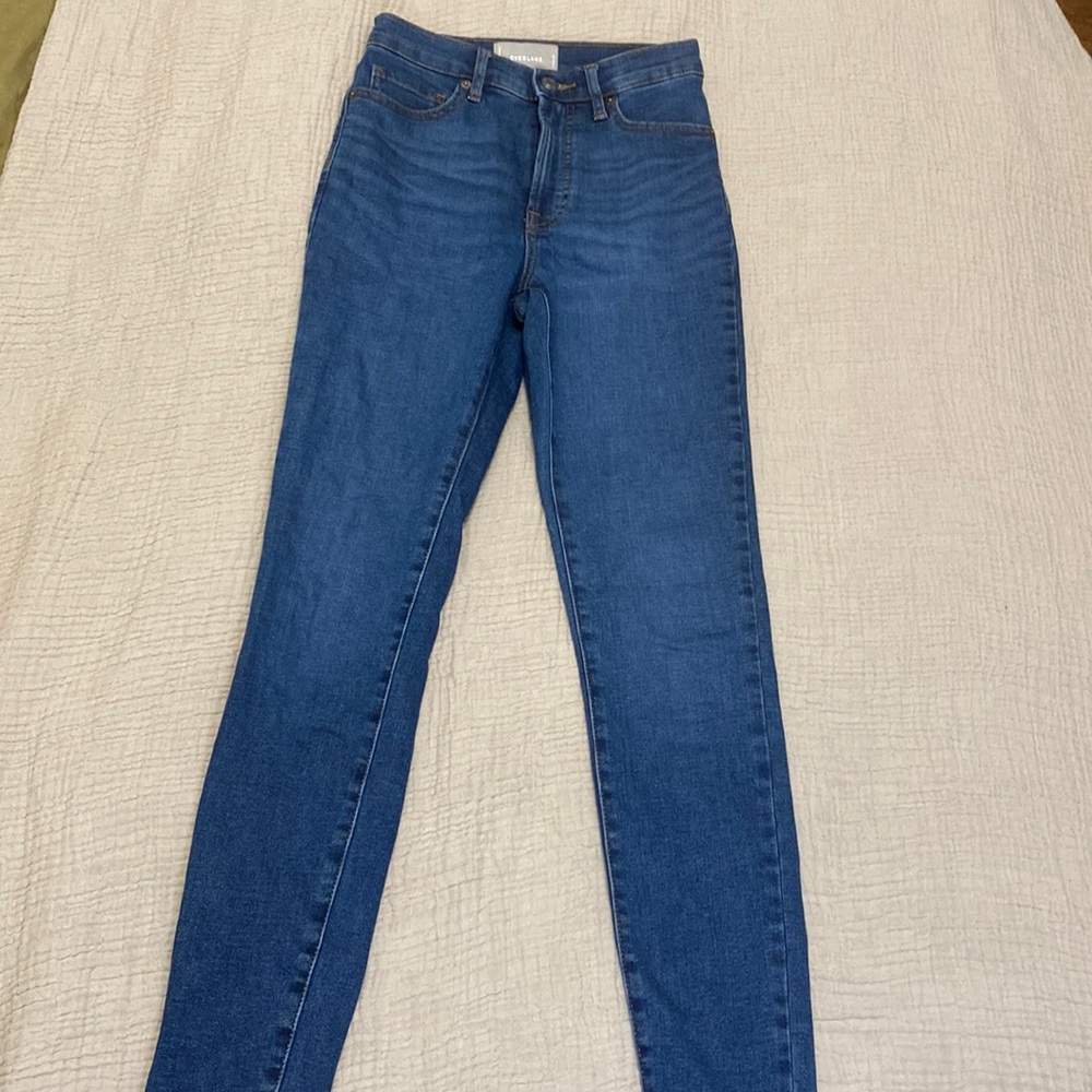 Everlane Dark Wash Skinny Jeans